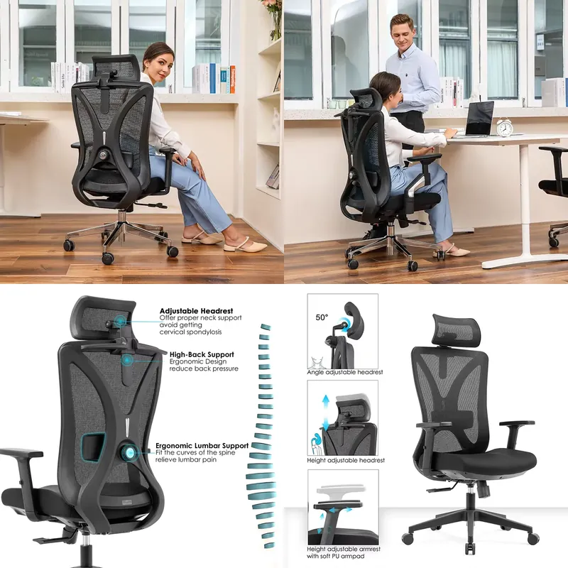 Office Tech Chair - كرسي مكتب عصري متين وعالي التقنية