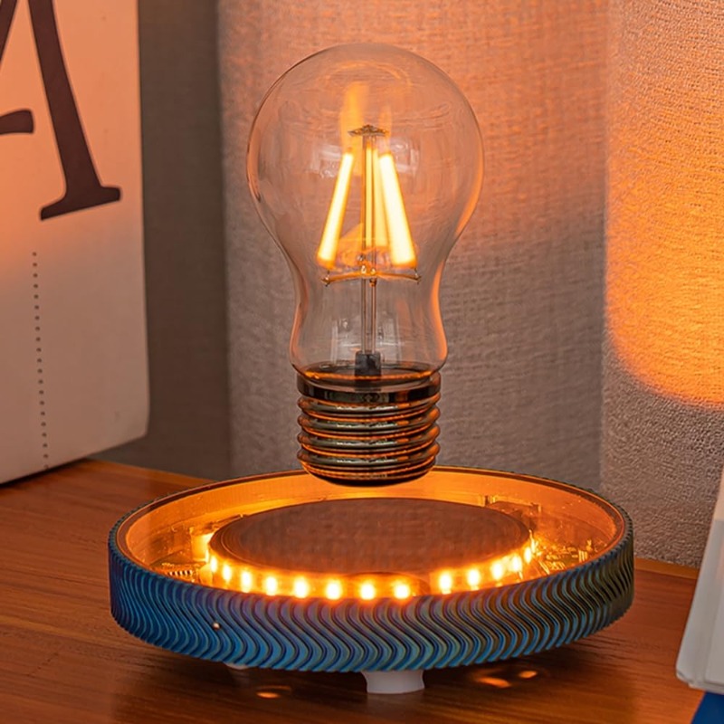 Office Tech Gifts - مصباح LED لاسلكي عائم للمكتب، هدية