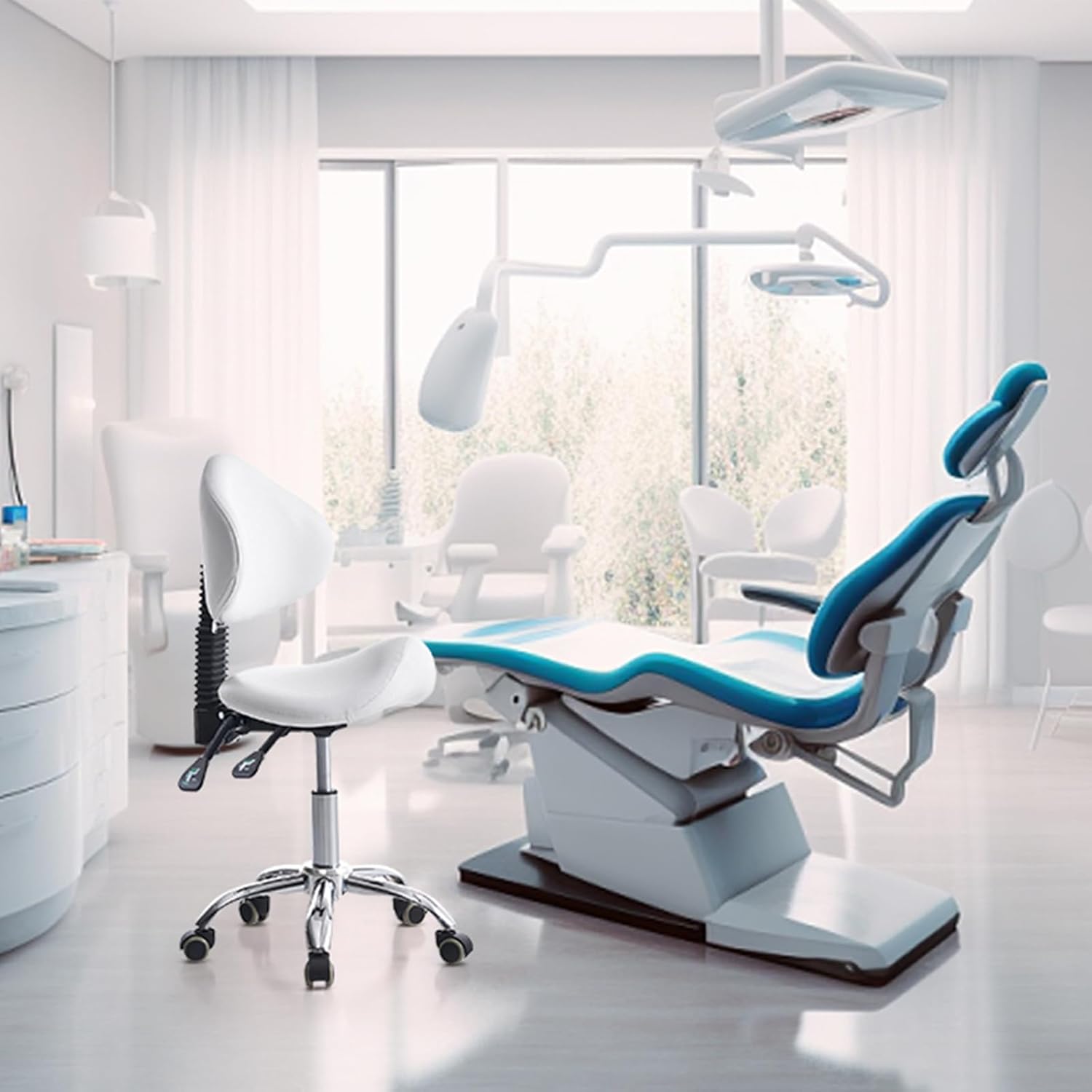 سرج البراز كرسي المتداول مع ال - مراجعة Office Tech Chair وسعره