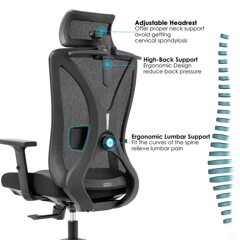 كرسي مكتب عصري متين وعالي التق - مراجعة Office Tech Chair وسعره
