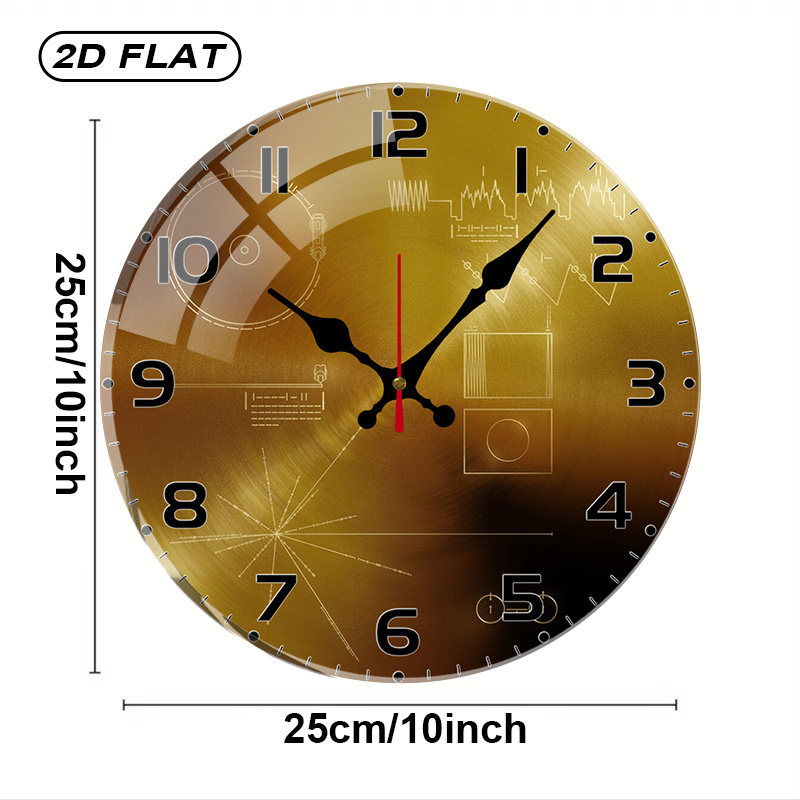 ساعة حائط أكريليك صامتة مستدير - مراجعة Office Tech Gifts وسعره