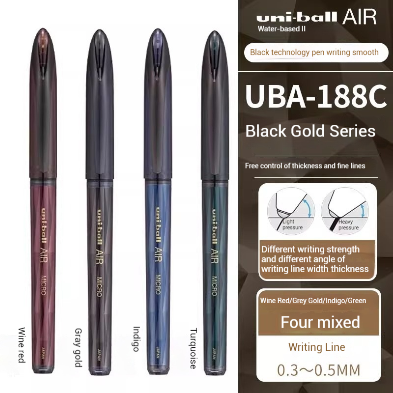 أقلام جل Uni Ball AIR Black Te - مراجعة Office Tech Supply وسعره