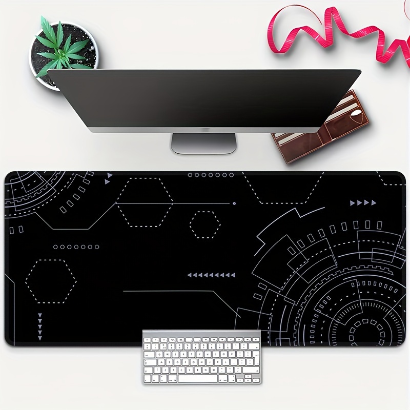 سجادة مكتب ممتدة بتصميم دائرة  - مراجعة Office Tech Set Up وسعره